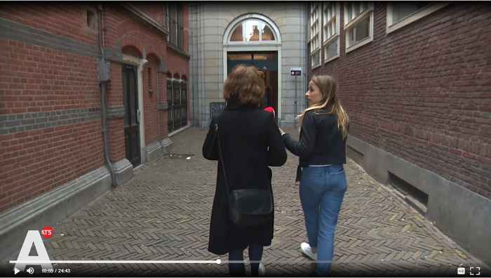 Beeld interview AT5 historie Oudemanhuispoort - video april 2019