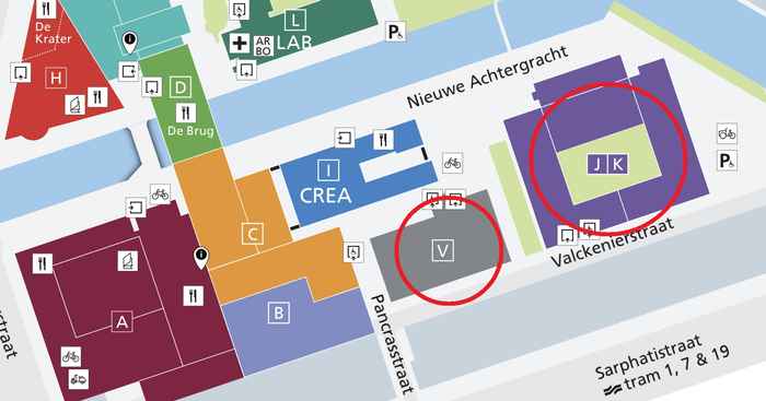 plattegrond rec j/k en rec v