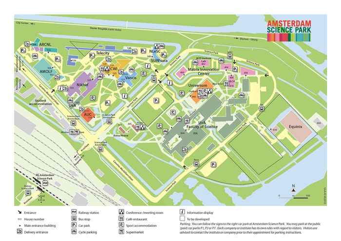 Plattegrond Amsterdam Science Park