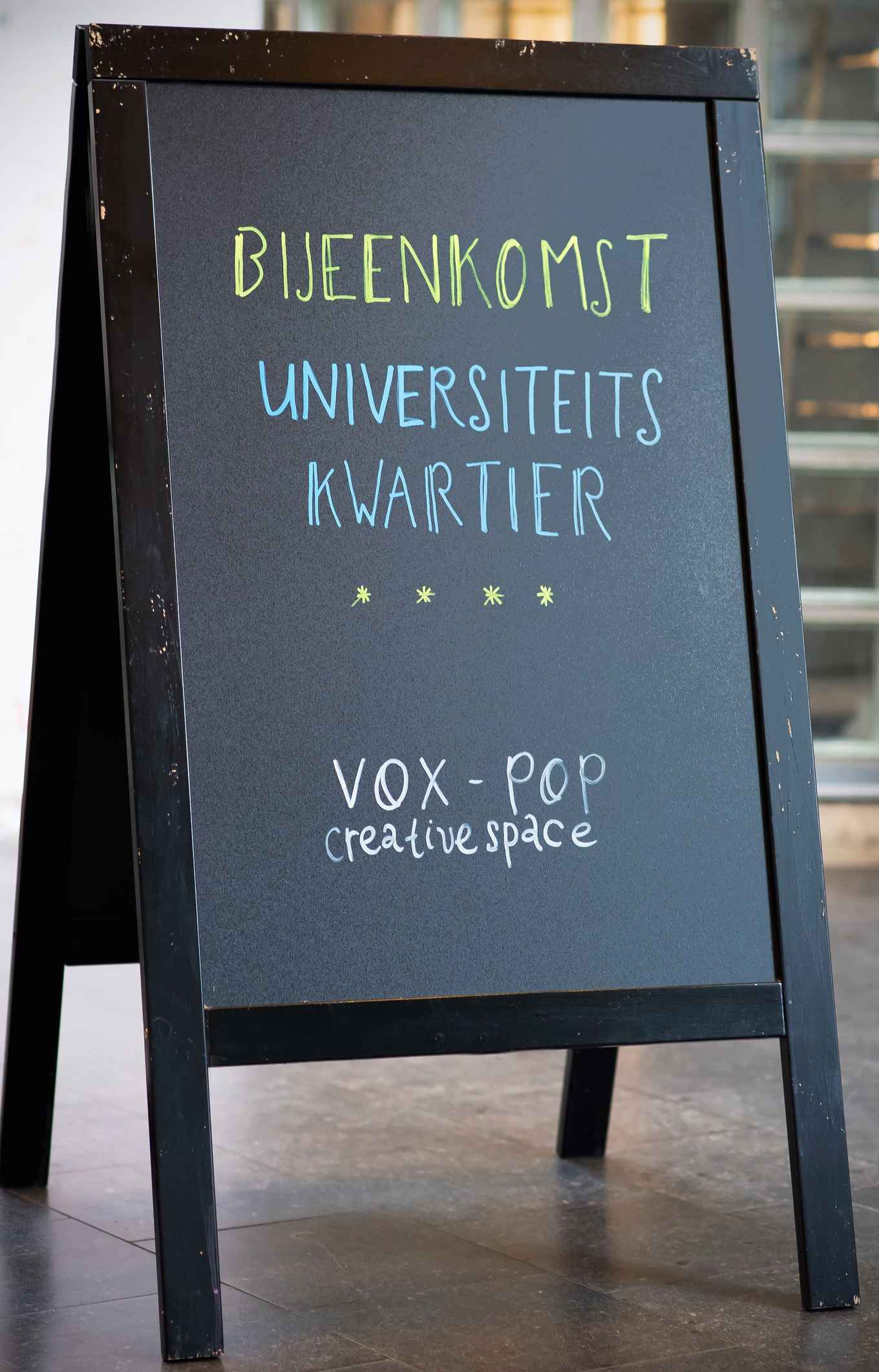 Bijeenkomst VOX-POP Universiteitskwartier