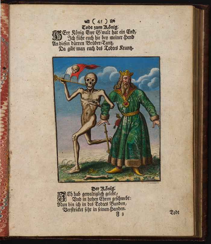Merian, Matthaeus, Johann Benjamin Andreae, and Heinrich Hort. Todten-Tantz. Franckfurt am Mayn: bey Joh. B. Andreä und H. Hort, 1725.