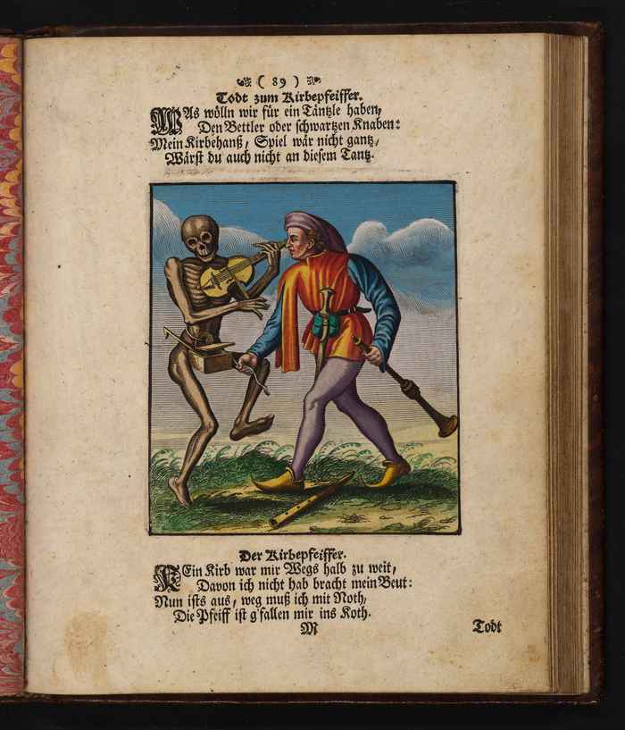 Merian, Matthaeus, Johann Benjamin Andreae, and Heinrich Hort. Todten-Tantz. Franckfurt am Mayn: bey Joh. B. Andreä und H. Hort, 1725.